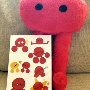 Pikuniku Piku and Niku Sticker Sheet | Etsy