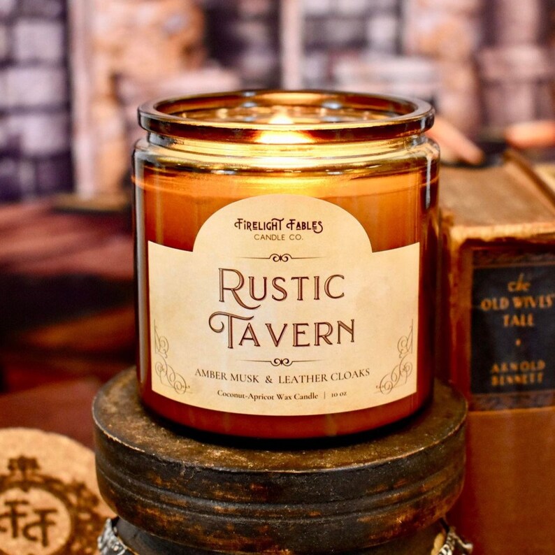 Rustic Tavern Candle Immersive Fantasy Candles Dungeons and Dragons Etsy