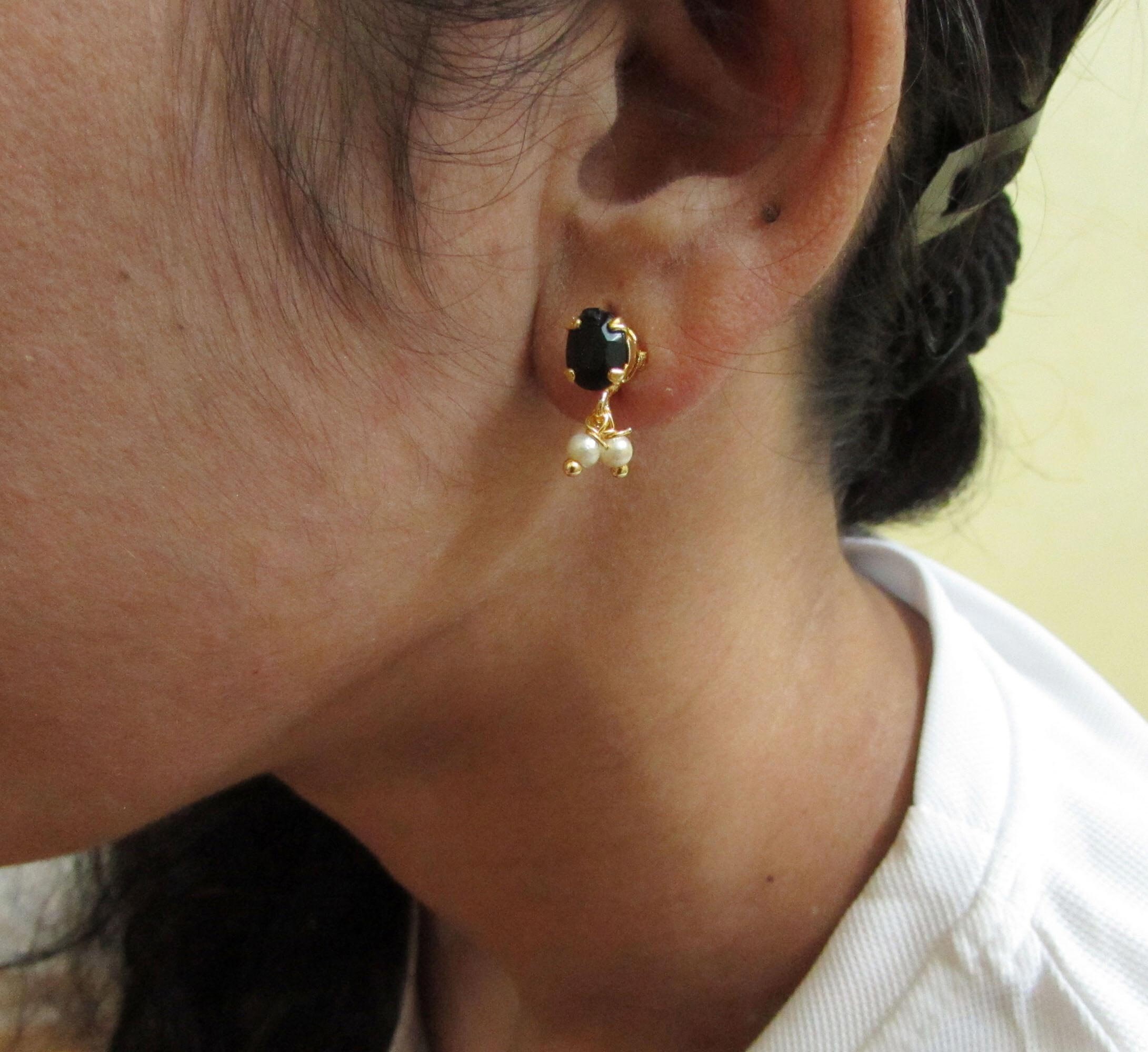 Oval Stud Earrings, 8 X 6 MM Earrings, Small Dangle Drop Earrings