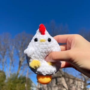 Crochet Chicken Laying Egg Fidget Toy Pattern: No Sew Plush (PDF Pattern) image 8