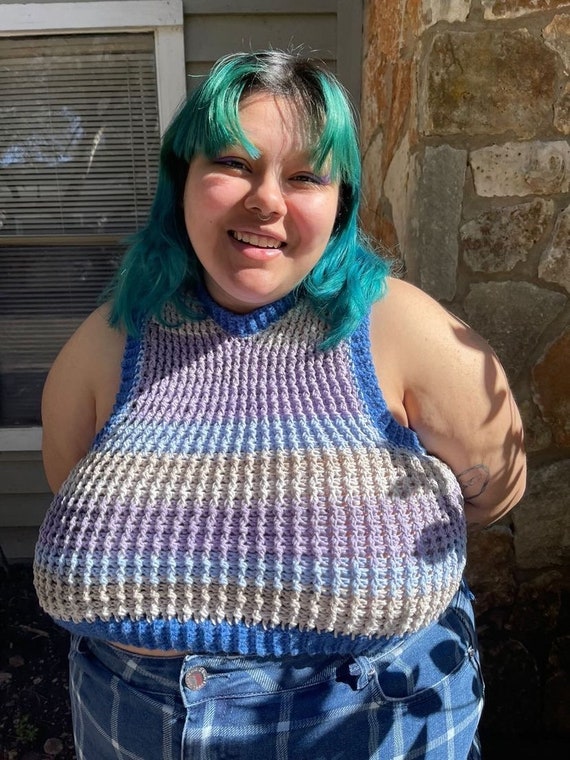 Petra Vest PATTERN Crochet Vest Pattern Cropped Vest Crochet Top Pattern Crochet Crop Top Pattern Intermediate Pattern