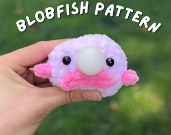 Crochet Blobfish Fidget Toy Pattern: Beginner-Friendly (PDF Pattern)