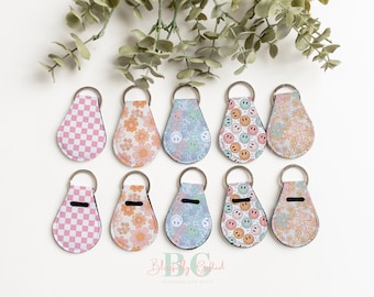 Airtag Keychain, Retro Airtag holder for women, Cute Stocking Stuffers for Teens, Preppy Air Tag Case,  Air Tag Holder Gift for her