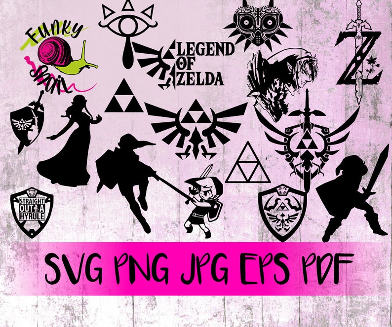 Download Legend of Zelda svg 17 designs Bundle svg Legend of Zelda ...