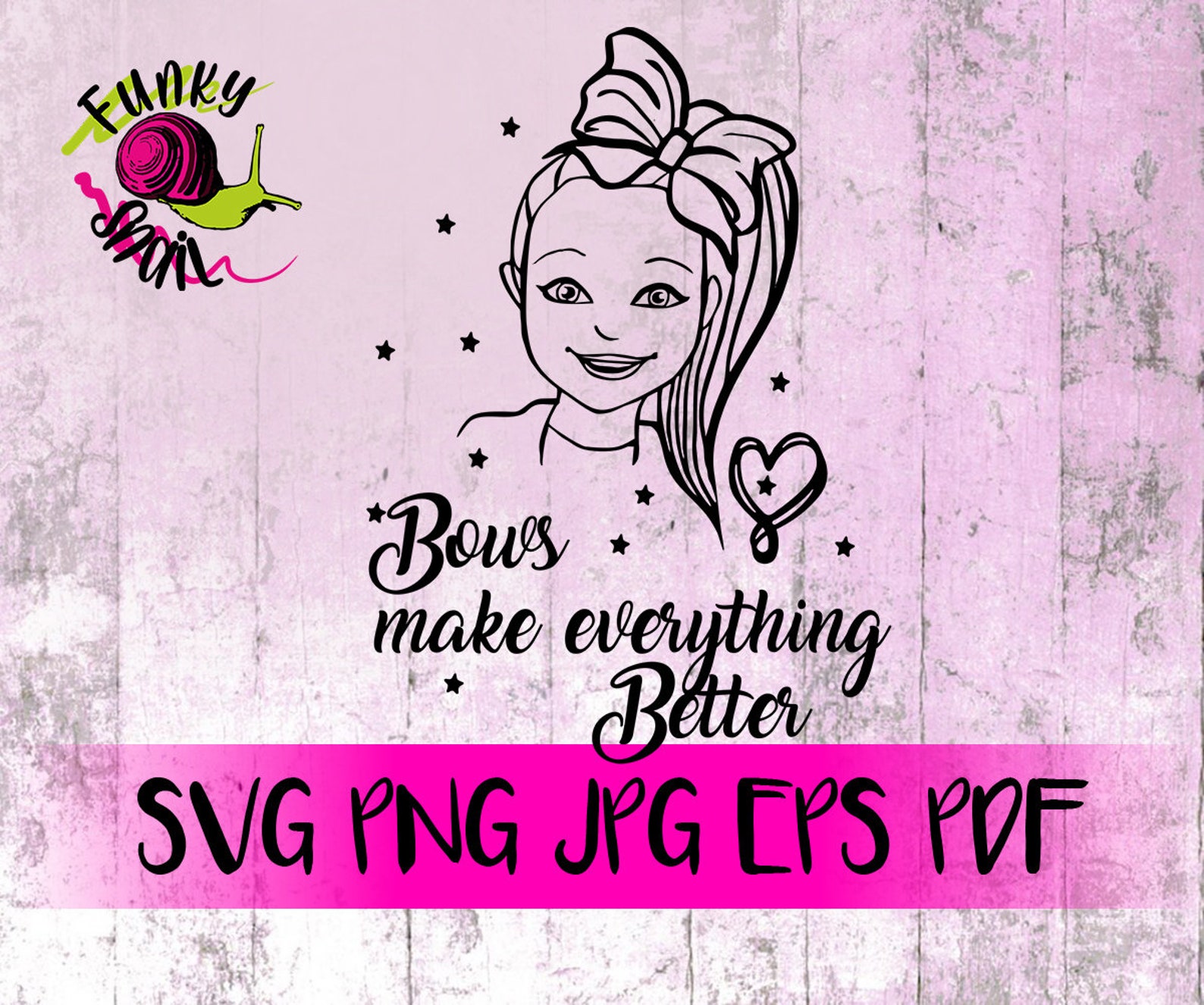 Jo Jo Siwa svg JoJo Siwa svg inspired SVG PNG EPS jpg | Etsy