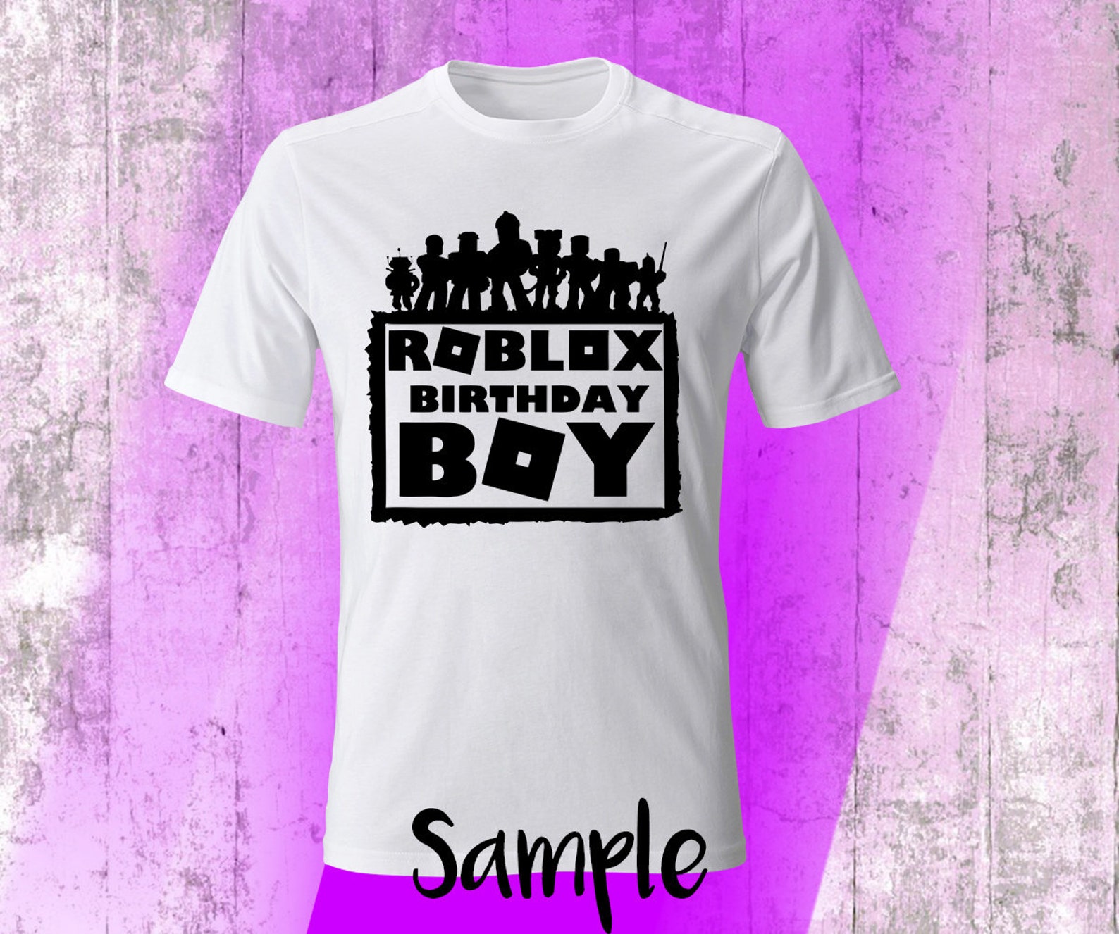 Download Cumpleaños Boy Roblox inspirado juegos SVG PNG EPS jpg | Etsy