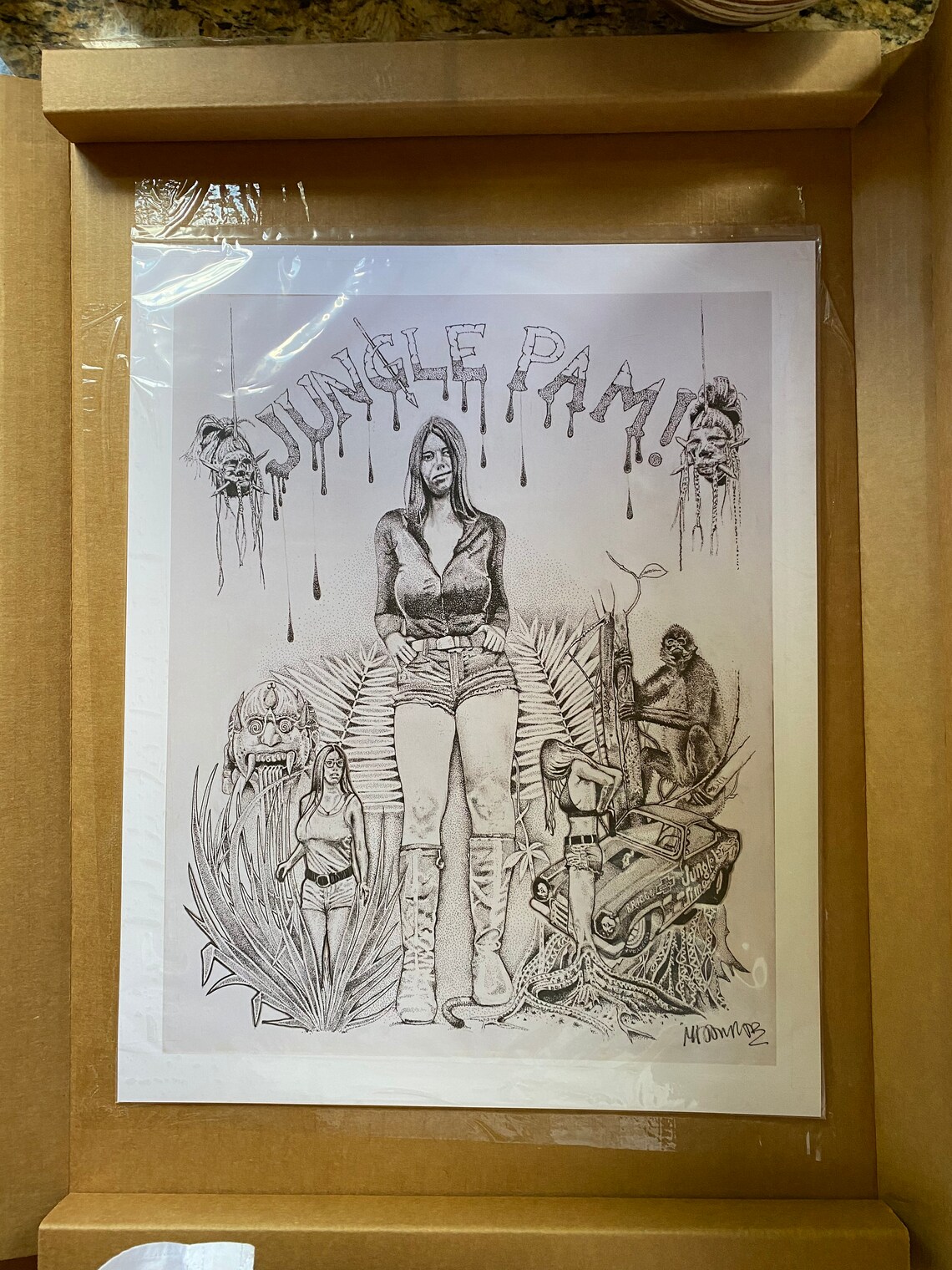 Jungle Pam Hardy Poster Etsy
