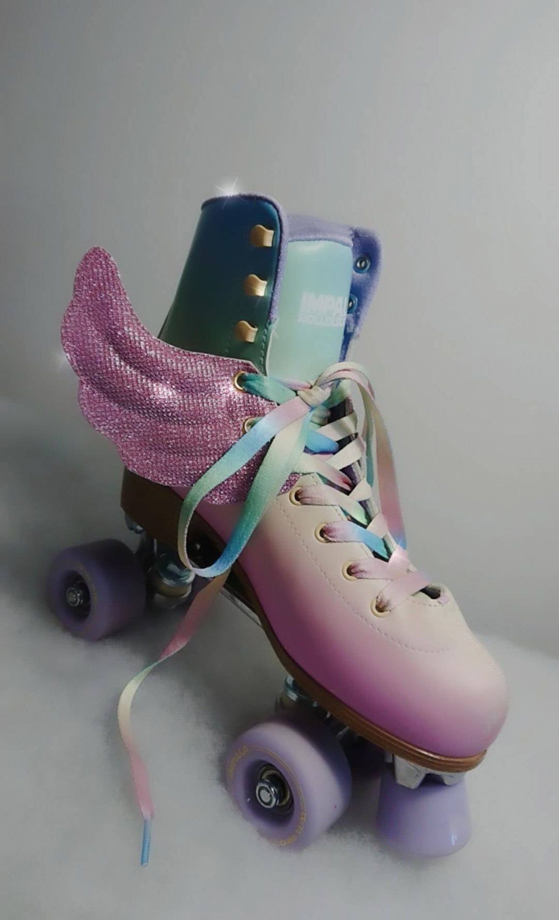 Pink & Blue Wings for Roller Skates Etsy
