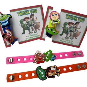 Toy Story Party Favors: Charm Bracelet Gift Bags