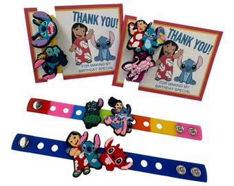 Stitch Feestartikelen: goodiebag bedelarmband (set van 6, 12, 18 of 24)