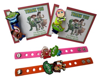 Toy Story Party Favors: Charm Bracelet Gift Bags