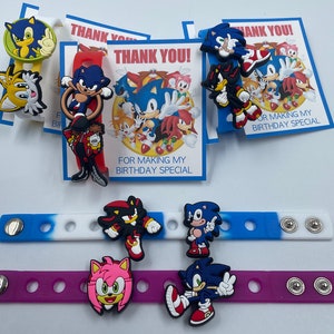 Sonic Lollipop, Sonic Party Favor, Sonic Birthday Decorations, Sonic Thank  You