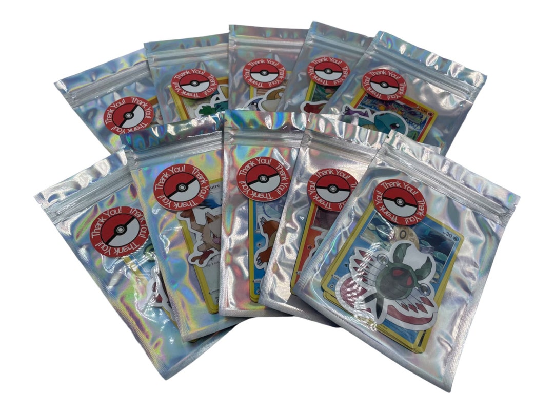 pokemon cards party favors Pokemon Party Favors