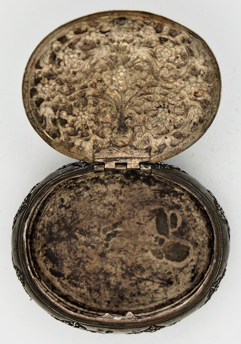 Box Antique Silver Sri Lanka Glenn Erso Collection