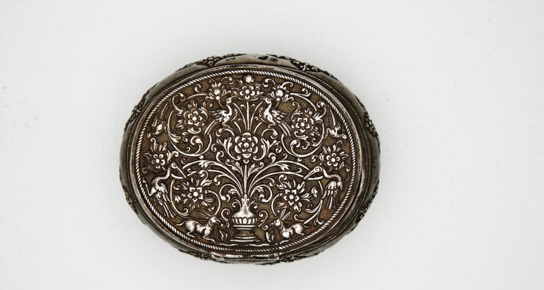 Box Antique Silver Sri Lanka Glenn Erso Collection