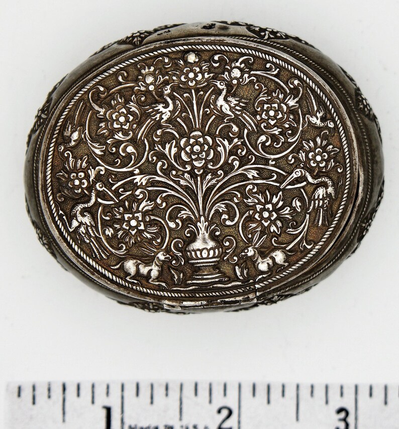 Box Antique Silver Sri Lanka Glenn Erso Collection