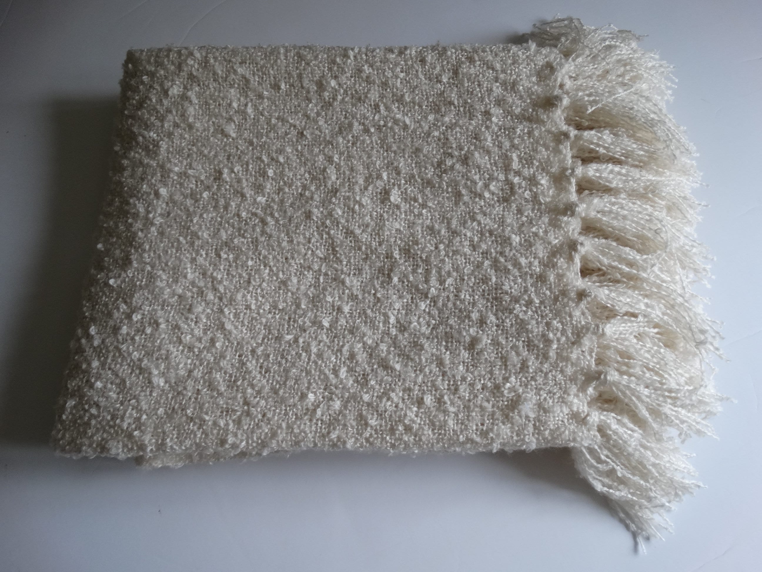 Boucle Throw 50 x 60 4 colour options Etsy