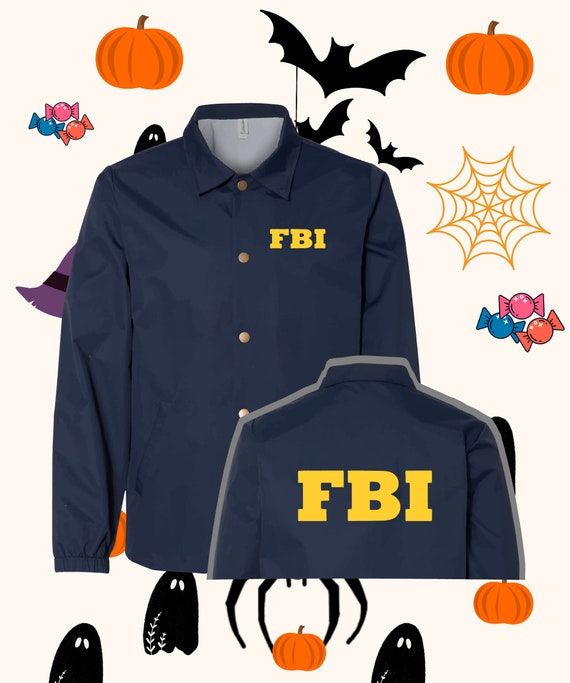 FBI Adult Jacket Costume | Trick or Treat | Easy Costumes - Etsy