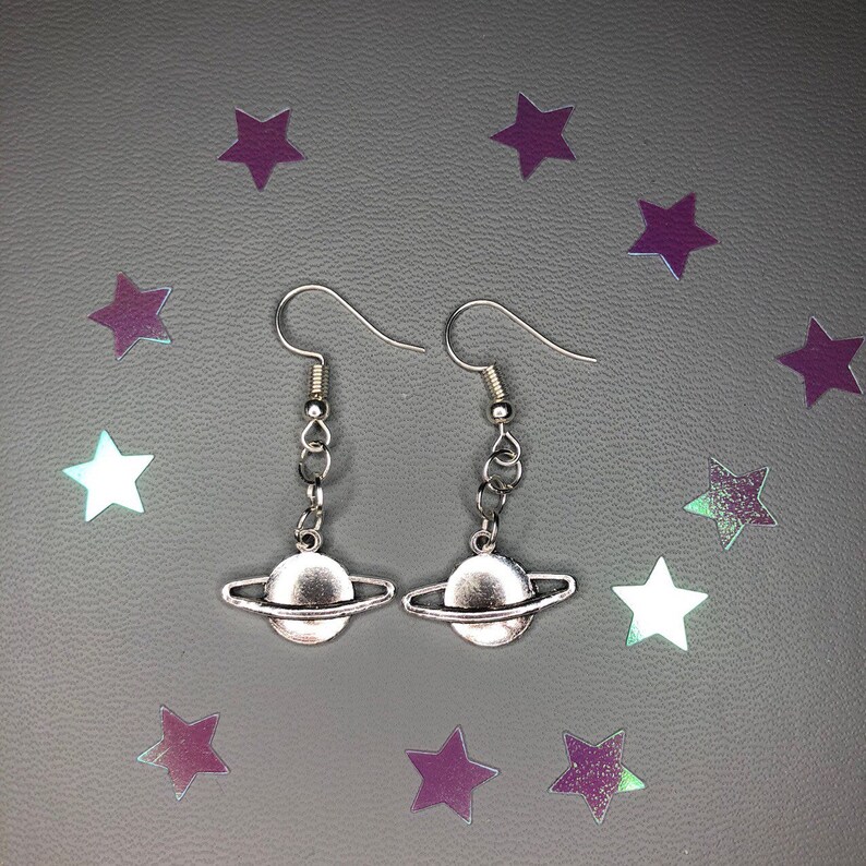silver earrings Planet necklaces and sets!