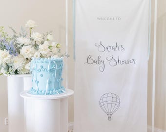 Linen Welcome Signage