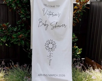 Linen Welcome Signage