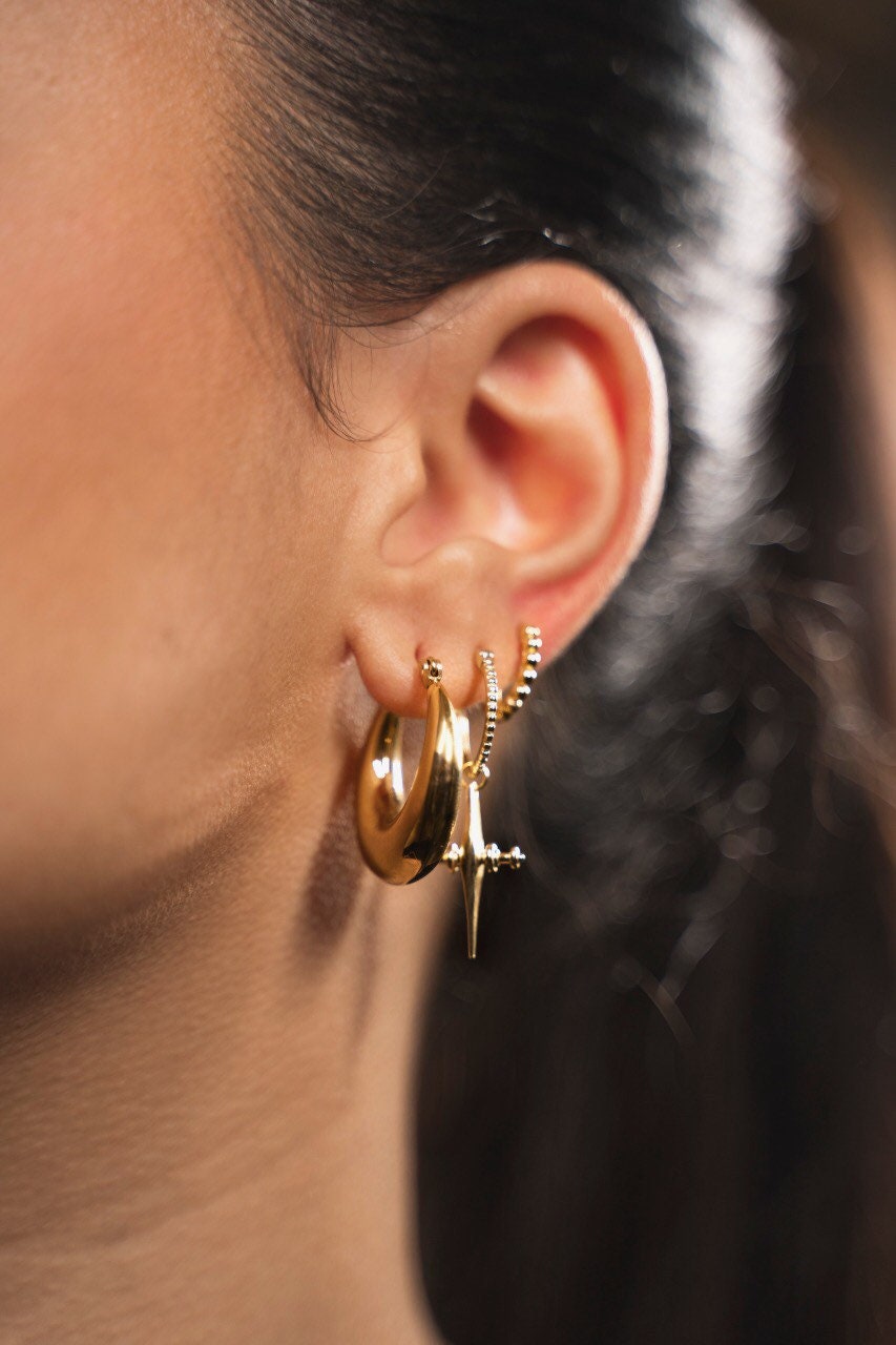 定休日以外毎日出荷中 Luisa ピアス Ana ピアス 14kgold Hoops Huggie Luisa Mini 送関込 Ana アクセサリー Gdr Adv Br