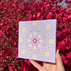 Hand painted mandala