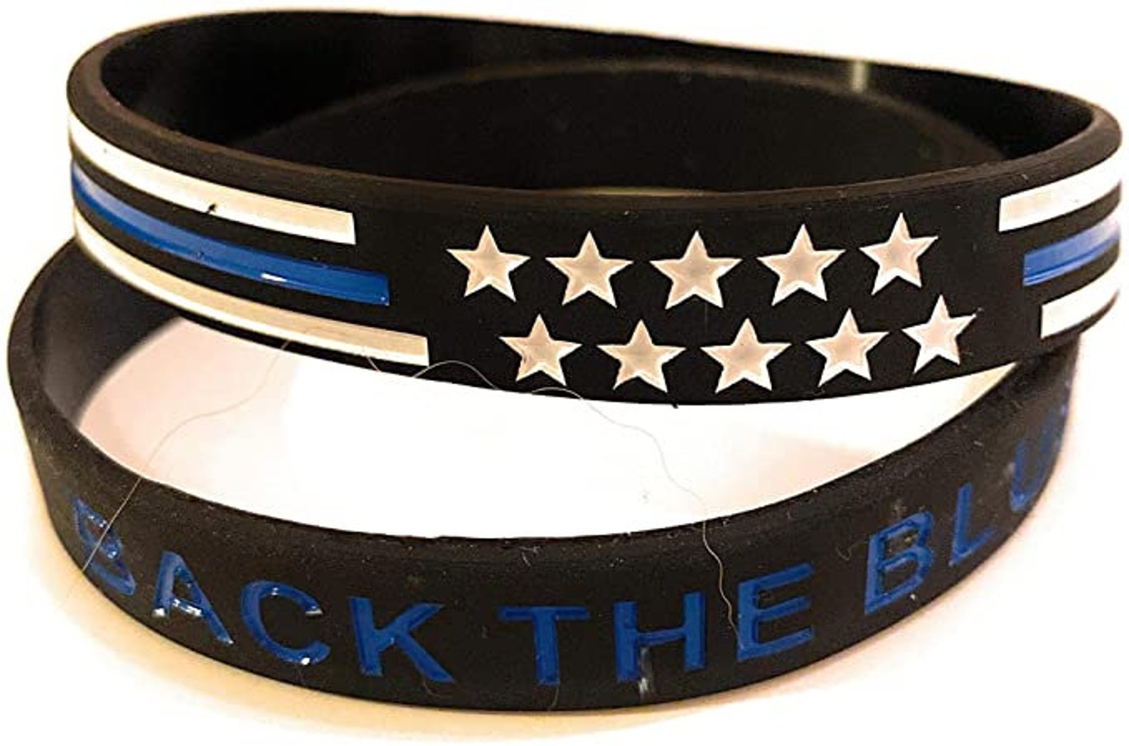 Back the Blue Wristband 5 Pack Etsy