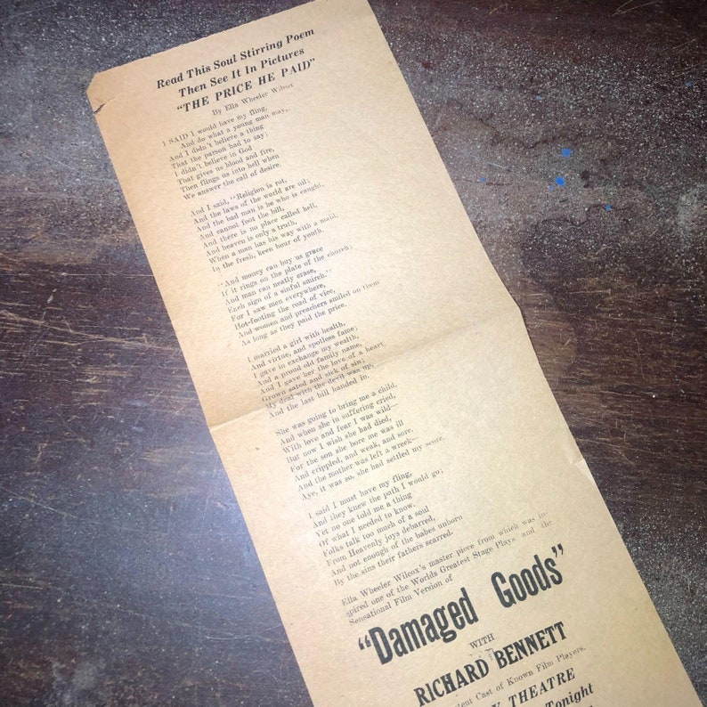 Interesting Lot Of Miscellaneous Vintage Paper Ephemera Four Pieces