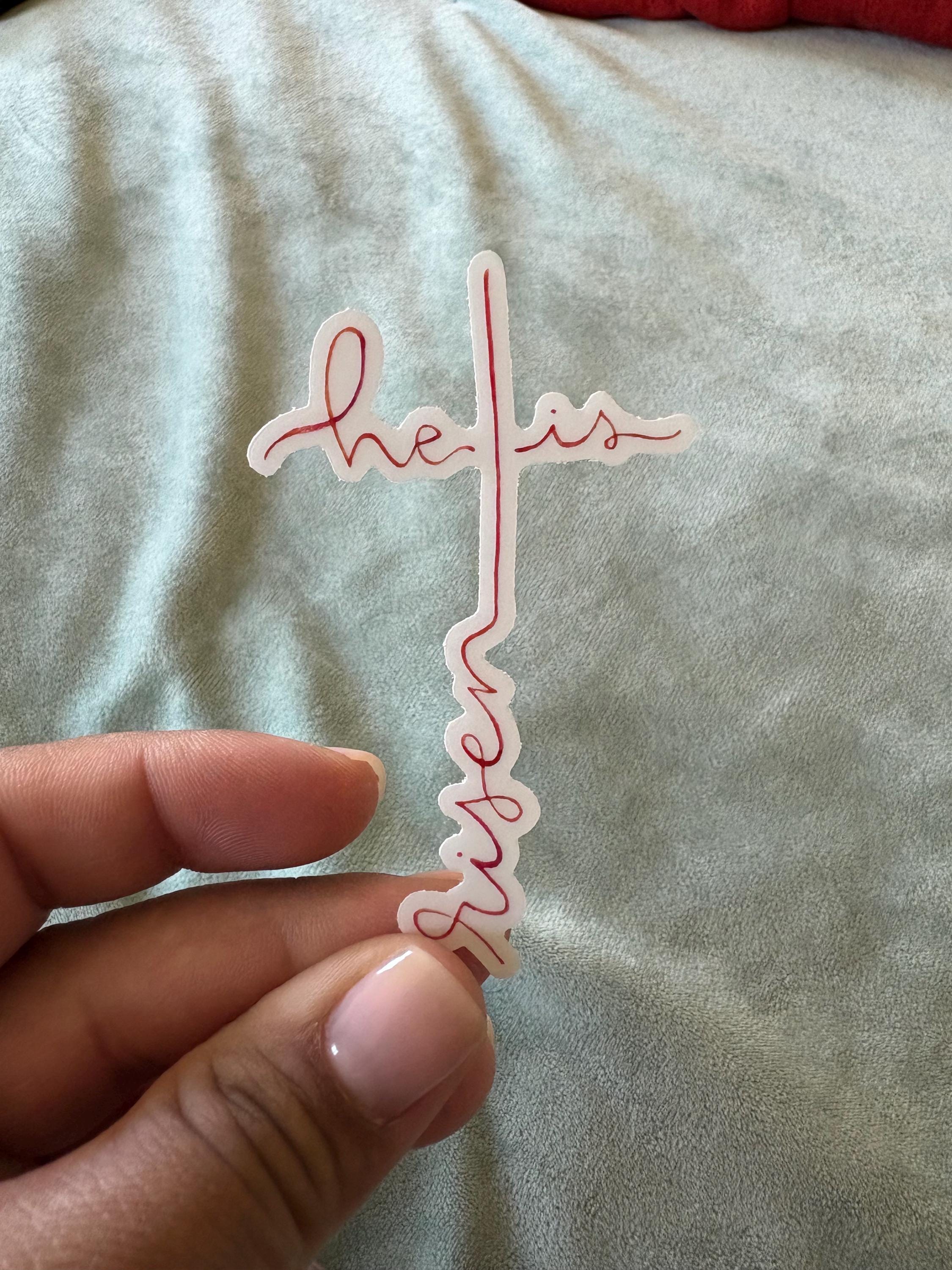 He Is Rizzen Sticker He is Risen Sticker - Etsy