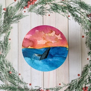 Whale Sunset