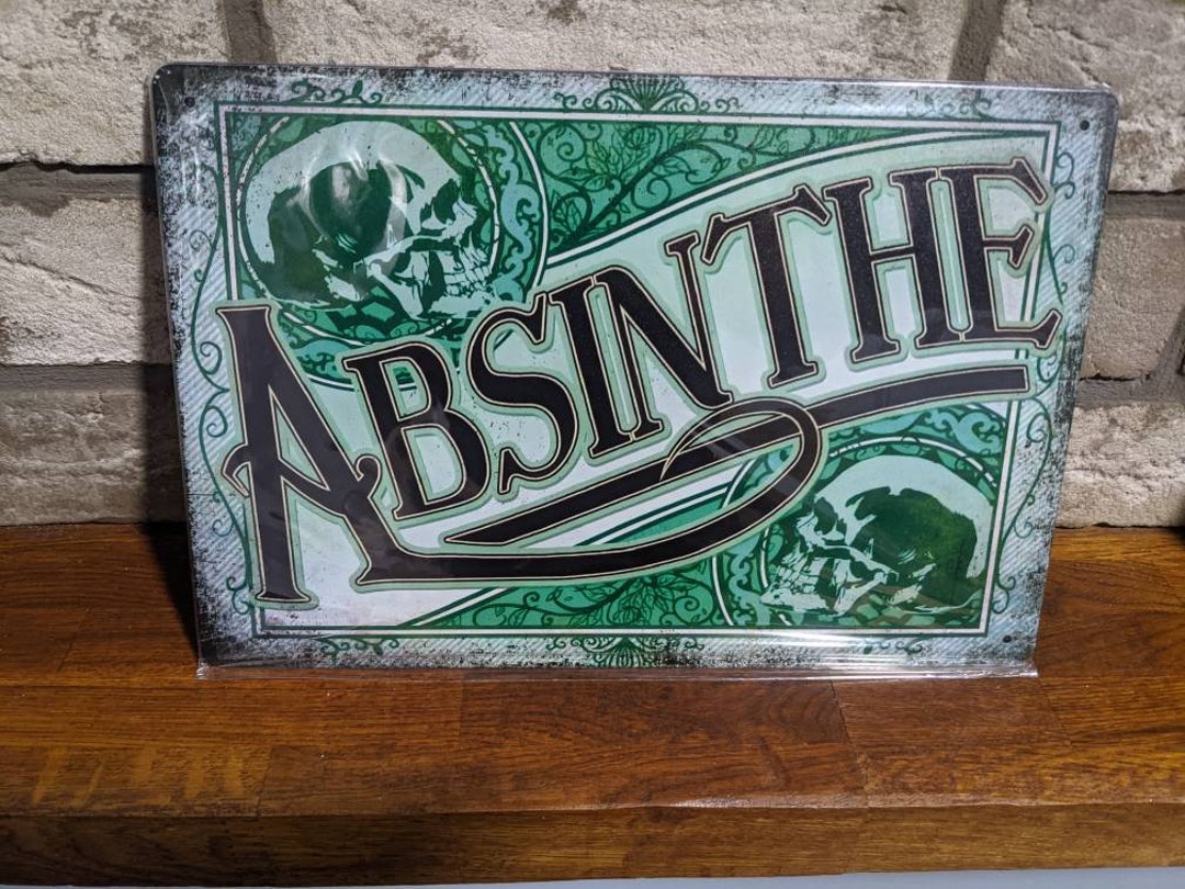 Absinthe A4 Metal Sign 30x20cm Plaque Home BAR Man Cave Gift - Etsy UK
