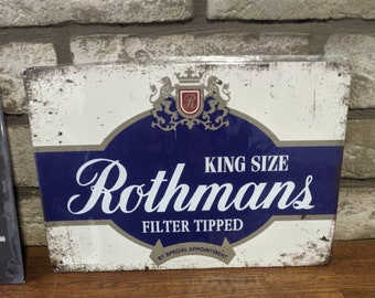 Rothmans cigarettes A4 metal sign 30x20cm plaque home BAR man cave gift