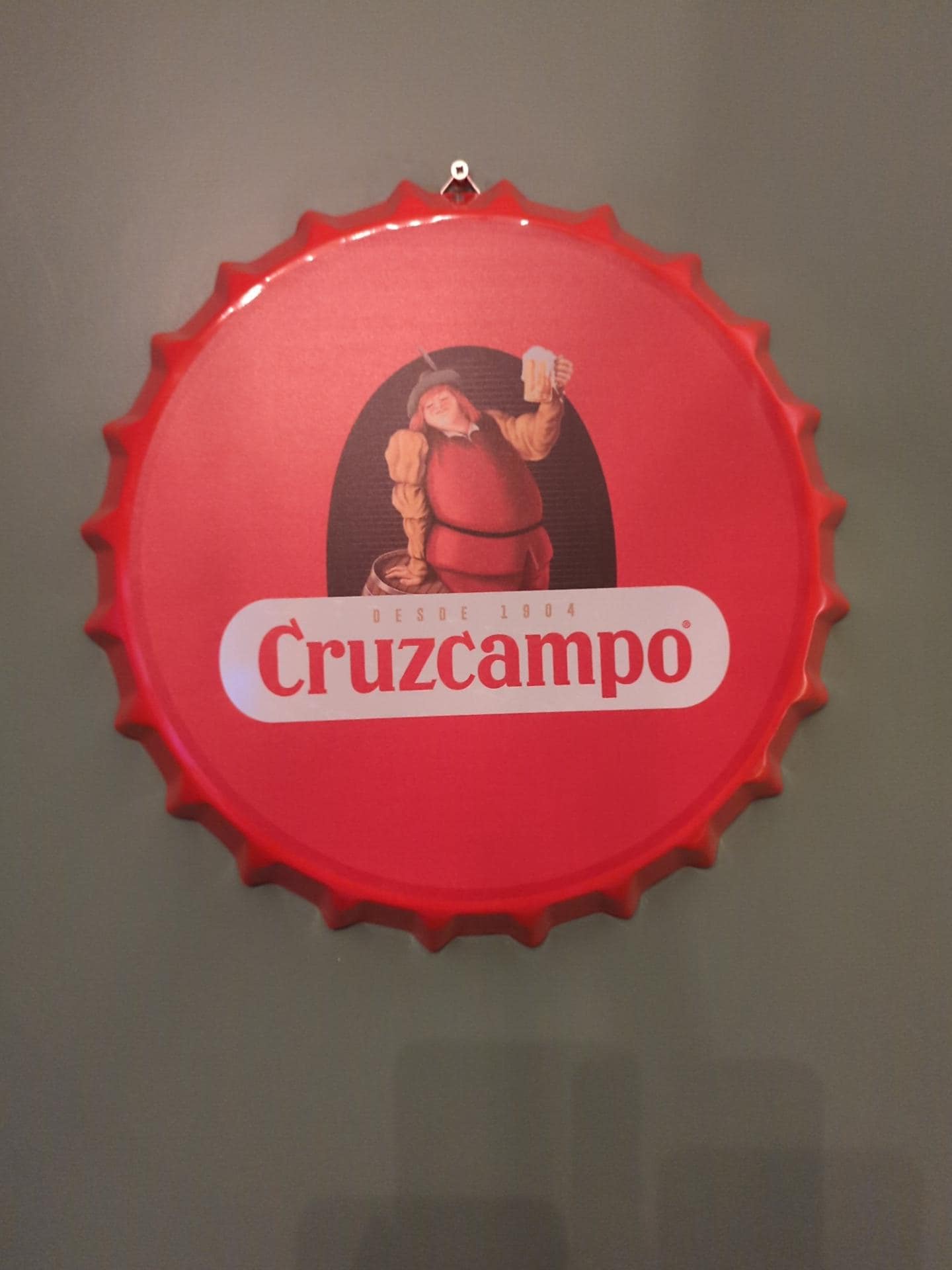 KLABVCT Cruz-Campo Spanish Cool Beer T-Shirt Grau - Bequemes Basic Shirt | Perfekt Für Freizeit & Alltag