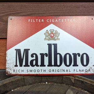 Marlboro cigarettes A4 metal sign 30x20cm plaque home BAR man cave gift