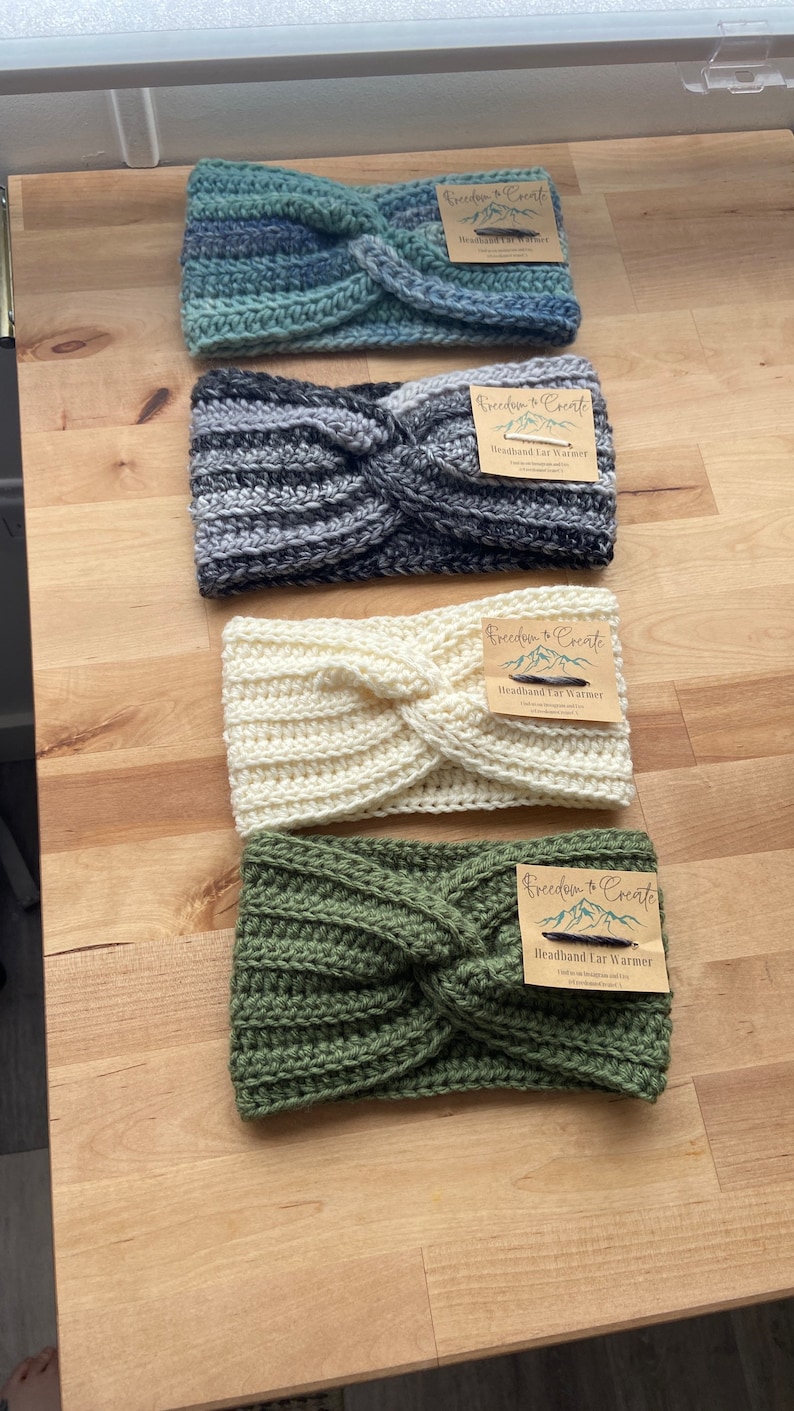 Ear Warmer Headband Crocheted Twist Ear Warmers Headband for Etsy