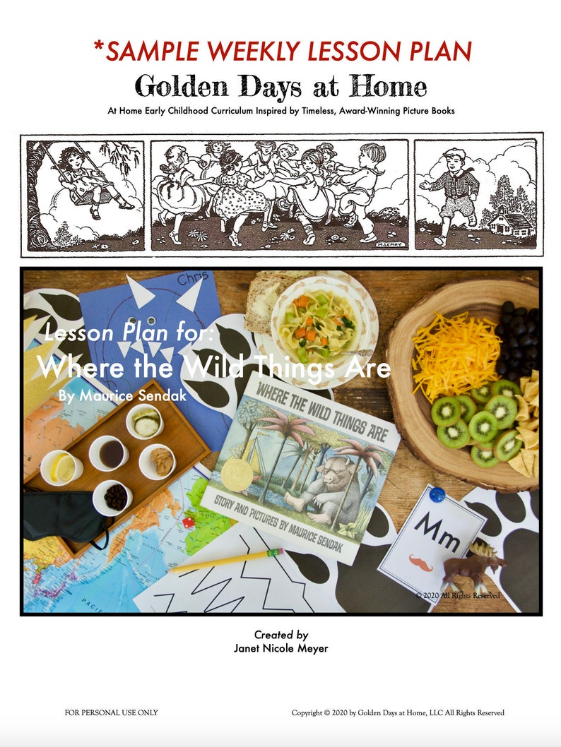 When I Was Young in the Mountains Preschool Lesson Plan Week 29: April ...