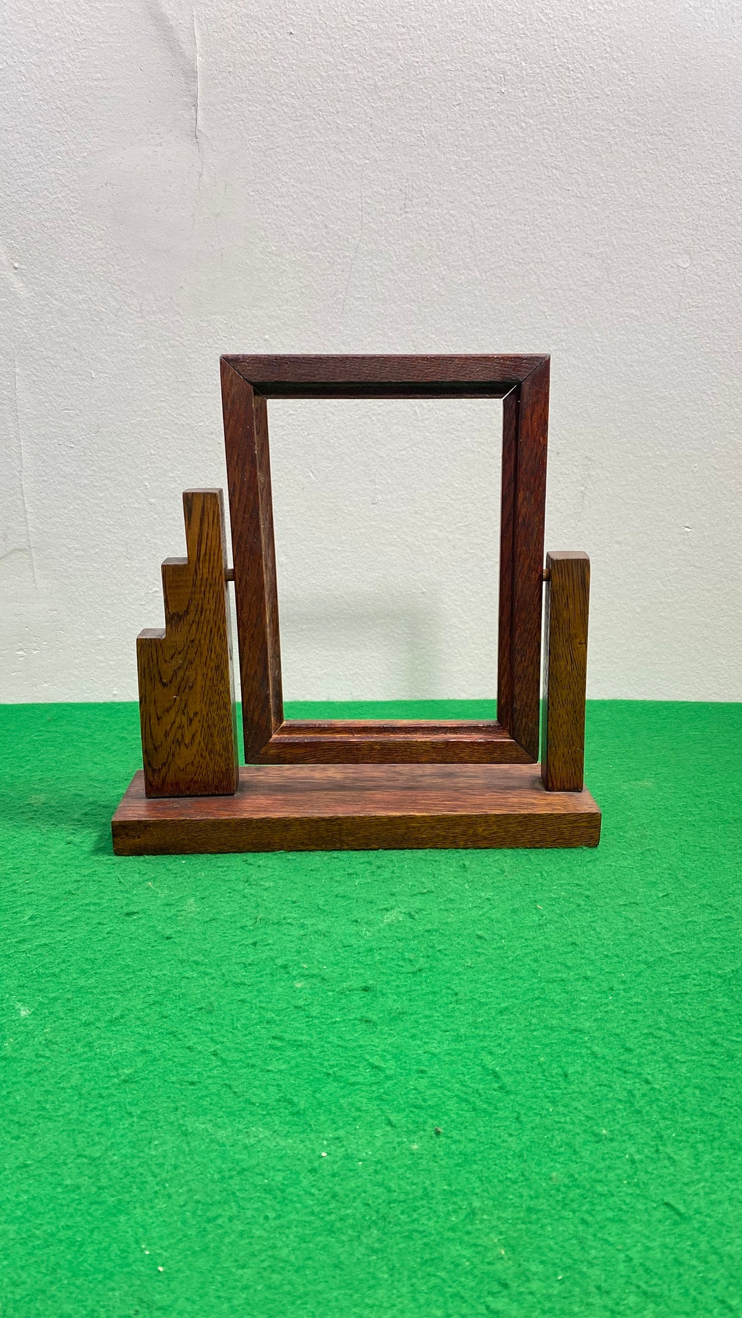 Vintage Tilt Swivel Picture Frame Art Deco Swing Rotate Wood Etsy