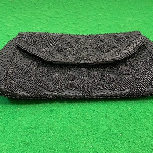 Portafoglio da donna con cerniera, borsa minimalista nera, mini portafoglio da donna, portafoglio in lino ricamato, organizer per carte di credito francese, stile antico, regalo per ragazza