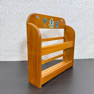 Rustiek kruidenrek - Vintage vitrinekast - Klassieke houten kruidenkast - Wanddisplay - Rustieke boerderijdecoratie - Decoratie voor de kinderkamer