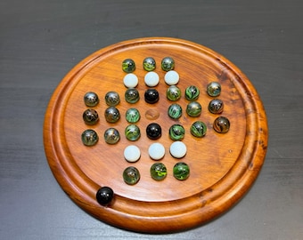 ソリティアボードゲーム 大理石ボール、ローズウッドゲーム、37