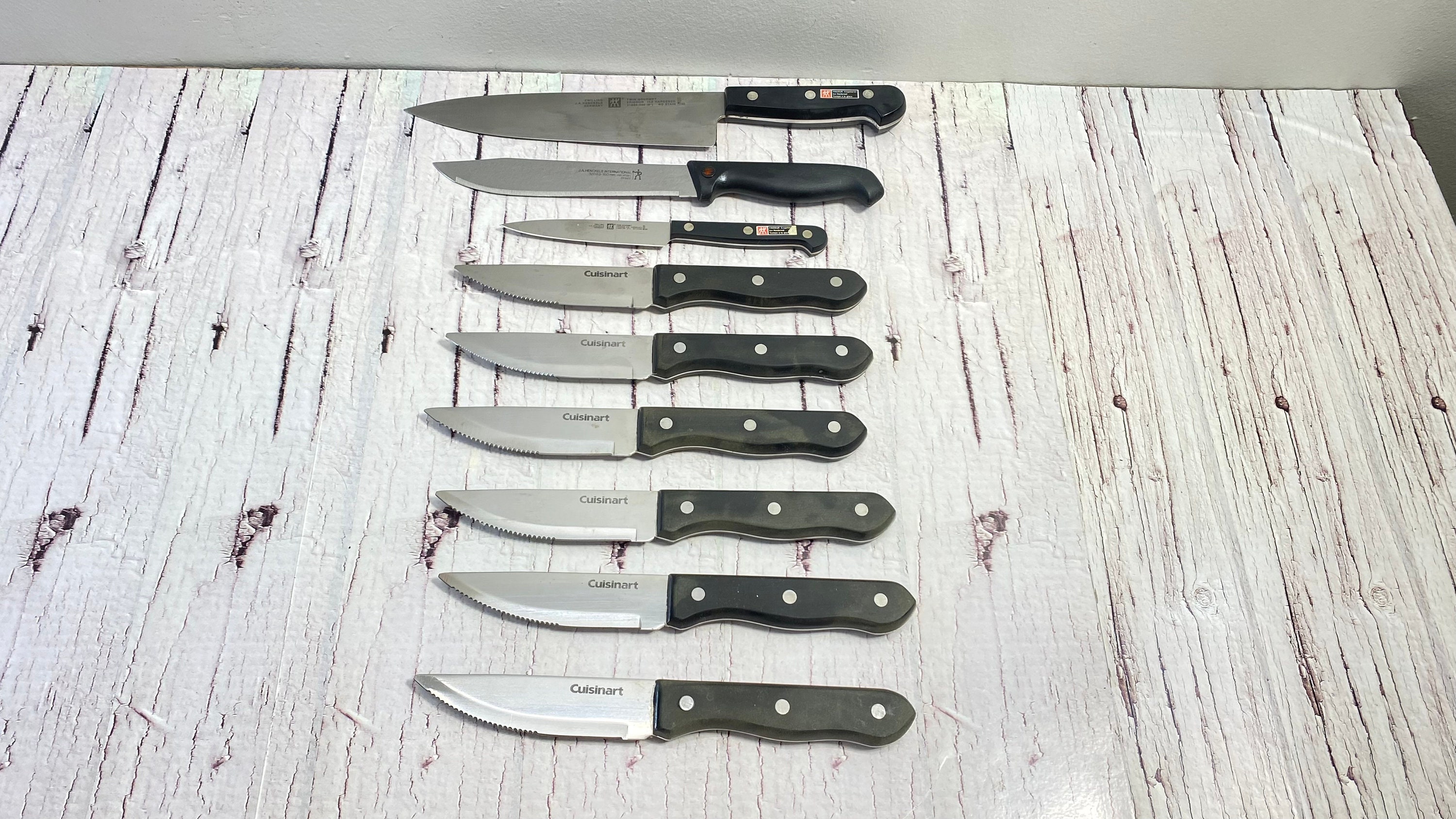 Ja Henckels 6 Stainless Steel Steak Knives 35199 Hen9 Pattern