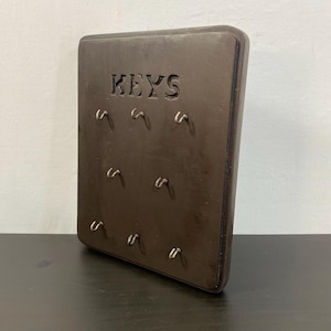 Houten sleutelhouder voor wandmontage, 8 haken, woondecoratie