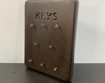 Llavero de madera para colgar en la pared, 8 ganchos, decoración del hogar