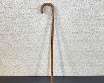 Traditional Bamboo Cane with Burn Rings, Set of ONE, Wooden Walking Stick and Canes made of Bamboo, Height 31 inch / 79cm, walking staff.