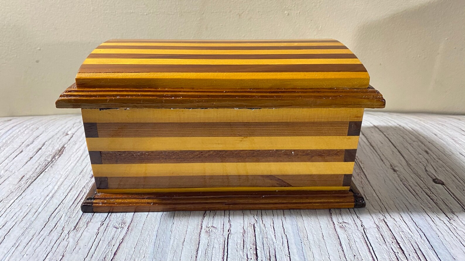 Caja de Joyería de Madera Organizador azul acolchado velvet | Etsy