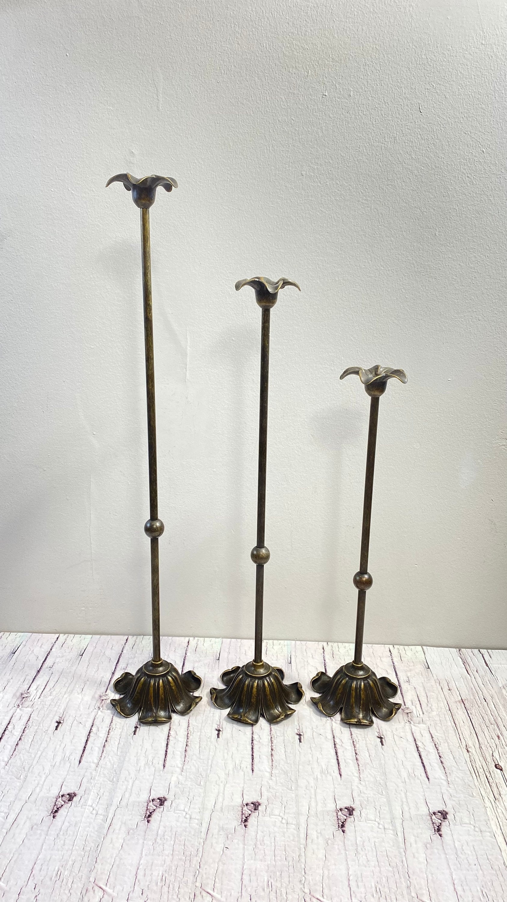Brass Candlestick Holders