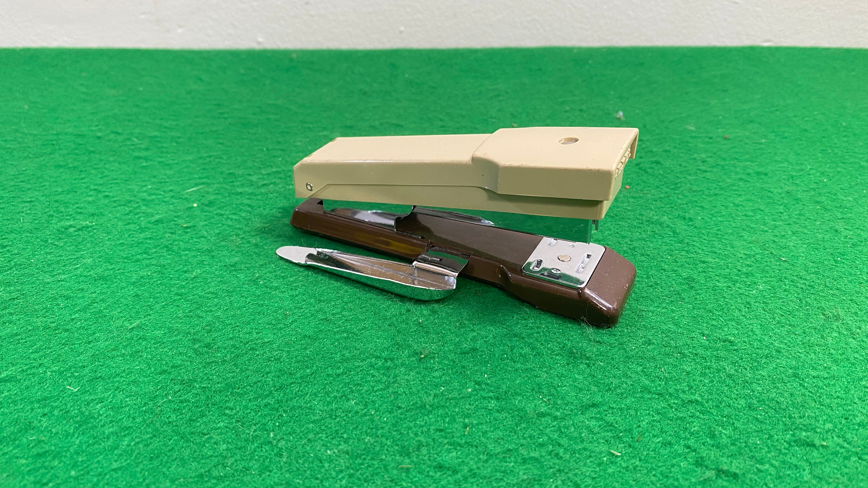 Vintage Rexel Meteor Stapler, No-28 Desk, Made In England, Art Deco , primitive, old, antique shape, retro item, rustic, vintage Style.