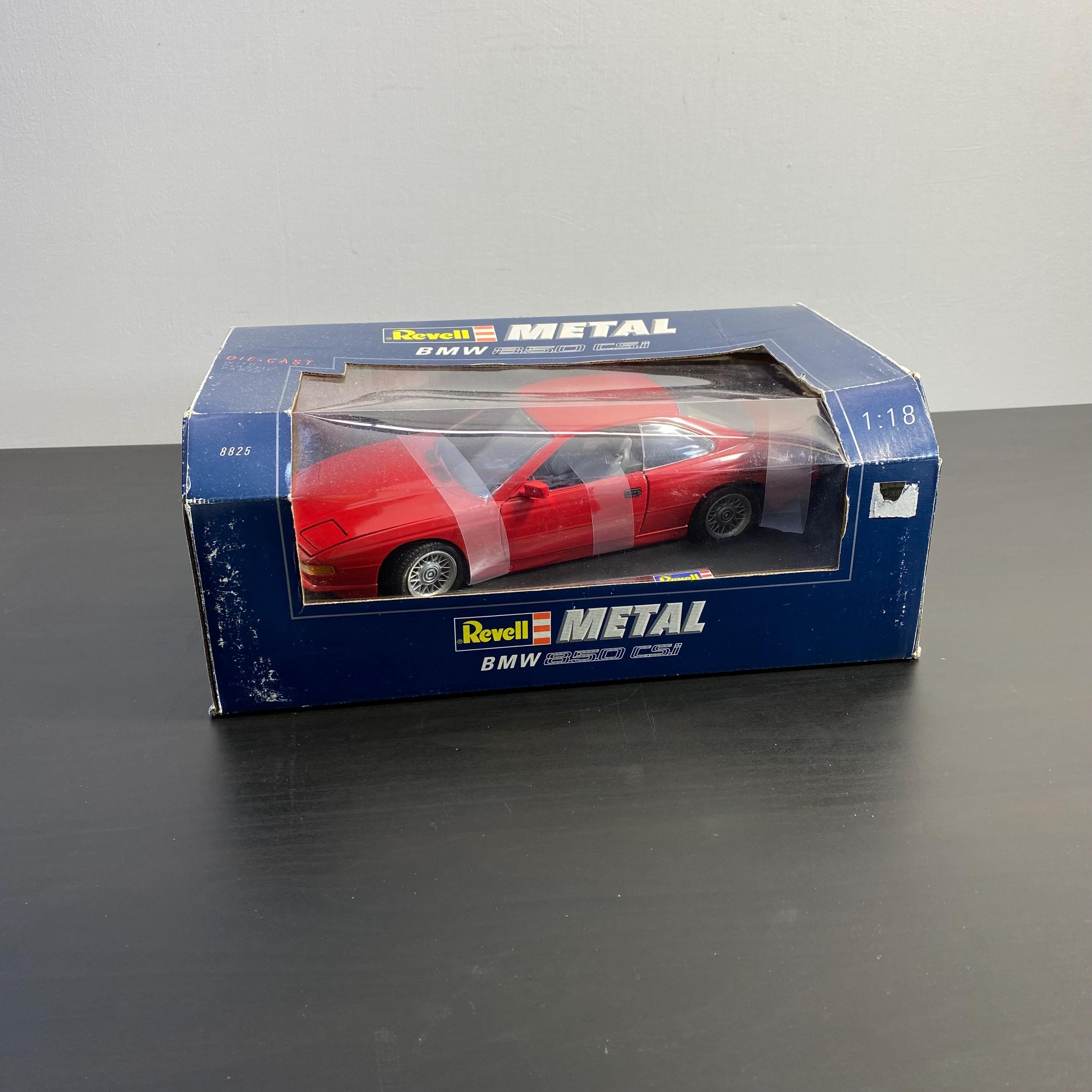 Vintage Revell BMW 850csi Red Diecast Model Car 1:18 - Etsy