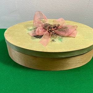 Vintage sewing box, flip open wood  lid sewing cabinet , pin cushion, needles, thimble, sewing susan, spools